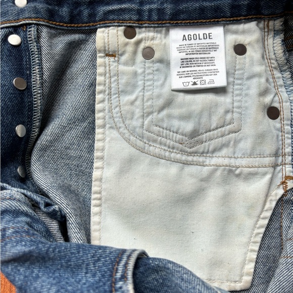 AGOLDE Parker Vintage Cut Off Shorts - Picture 4 of 8